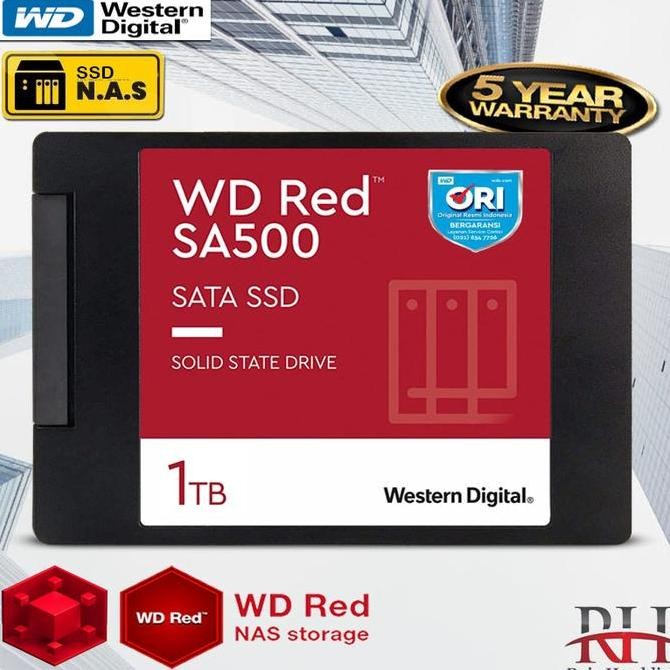 Wd Red Nas Ssd Sa500 1Tb 2.5" Sata3 - Western Digital 1 Tb Sa 500 Co