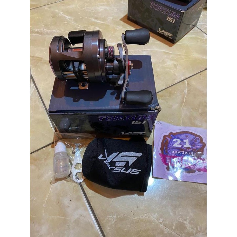 Reel Rel Versus Torium 201 Oh Gulungan Pancing Rell Kuat Laut Sungai