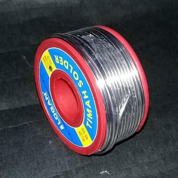TERBARU - Timah Solder 250 Gram Logan / Kawat Timah Solder / TImah Solder Roll
