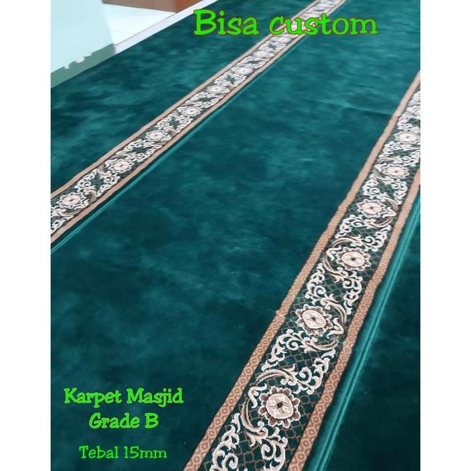 (Allthebest) Karpet Masjid Tebal 15mm Meteran / Karpet Sajadah / Karpet Sajadah