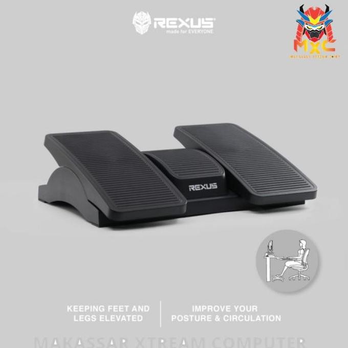 Rexus Ergonomic Footrest Angle Pedestal Co