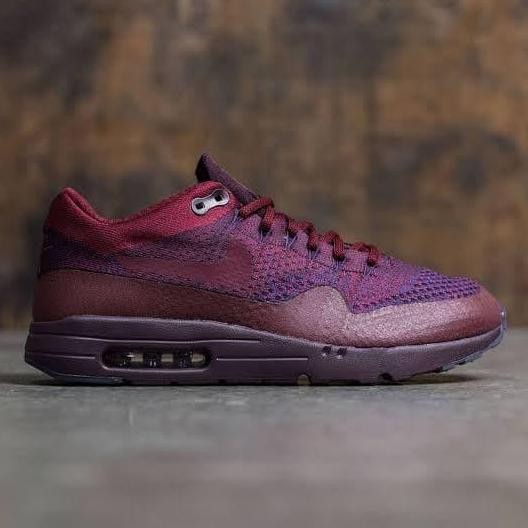 Grosir Air Max 1 Ultra Flyknit - Team Red / Burgundy (Authentic)