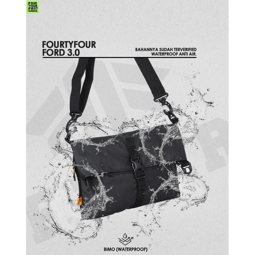 Sale Fourtyfour Ford 3.0 - Tas Selempang Pria Casual 2 In 1 Sling Bag Dan Juga Tote Bag Slingbag