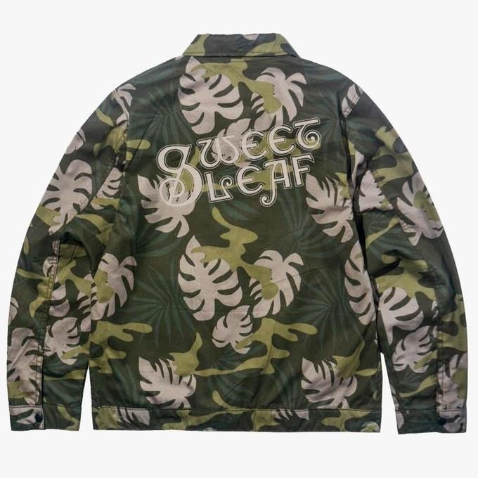 Murah Pot Meets Pop - Herrer Work Jacket Leaf Camo Ss`24