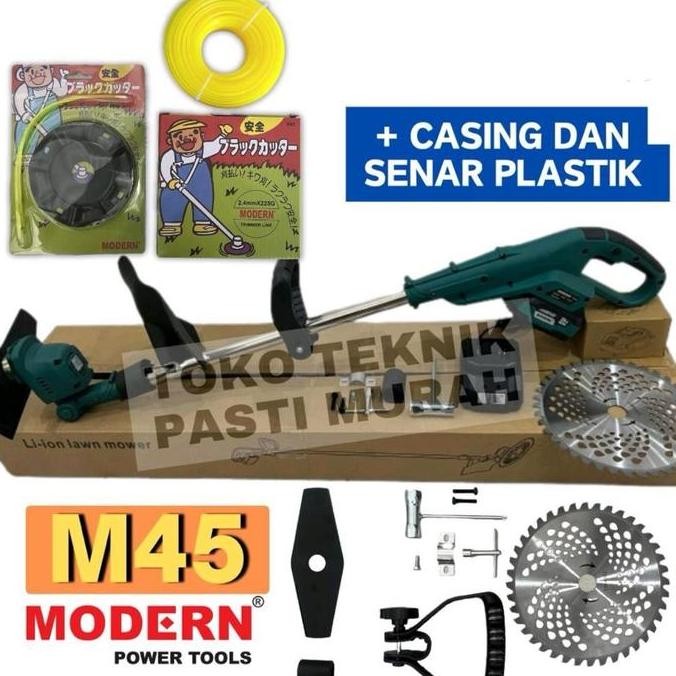 Mesin Potong Rumput Baterai Modern M45 Pemotong Rumput Cordless M-45