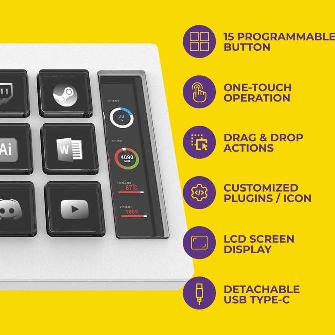 (Expert) Sades Ryunix XD100 / XD-100 Stream Deck Control Pad