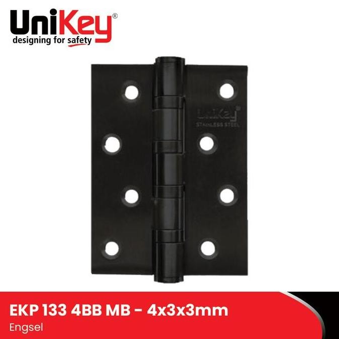 Unikey Stainless Steel Hinge Ekp 133 4X3X3Mm 4Bb Mb