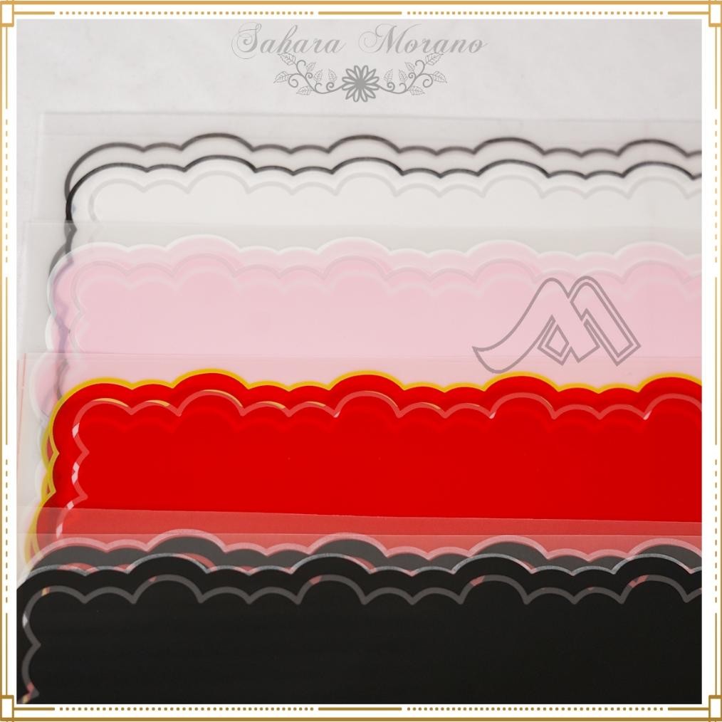 

20 Pcs Flower Wrapping Kertas Buket Bunga Motif Renda Cellophane Paper aSt