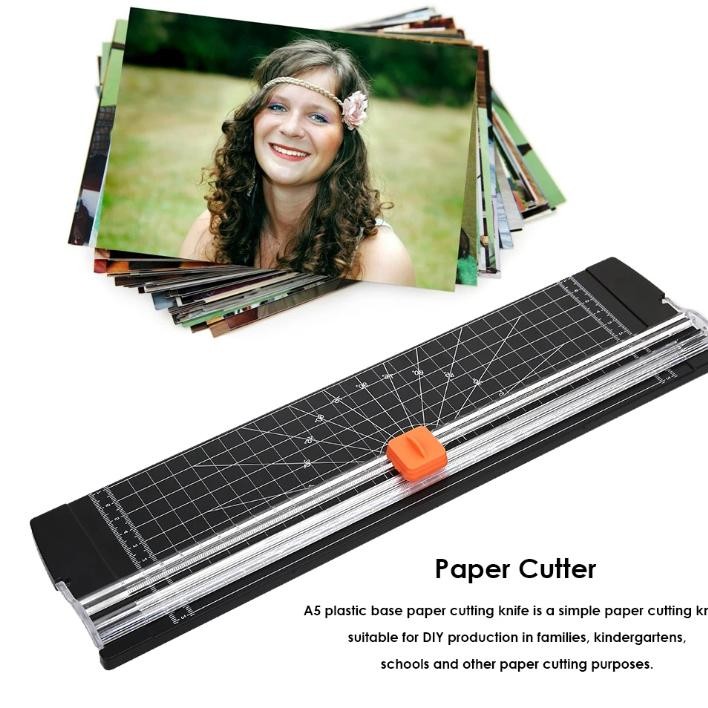 

Alat Pemotong Kertas Portabel R Trimmer Cutter A4 Photo