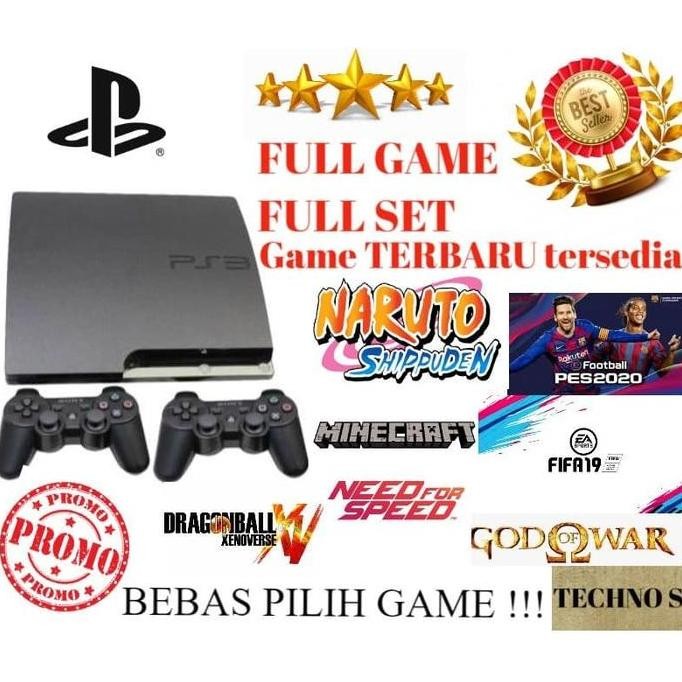 SONY PS3 320GB - PS 3 320 GB PAKET MURAH 2 STICK ORIGINAL DAN TERPERCAYA