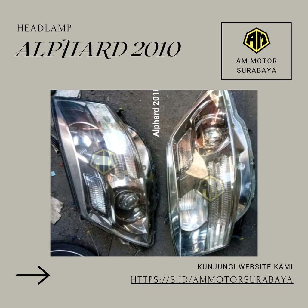 Headlamp ALPHARD 2010
