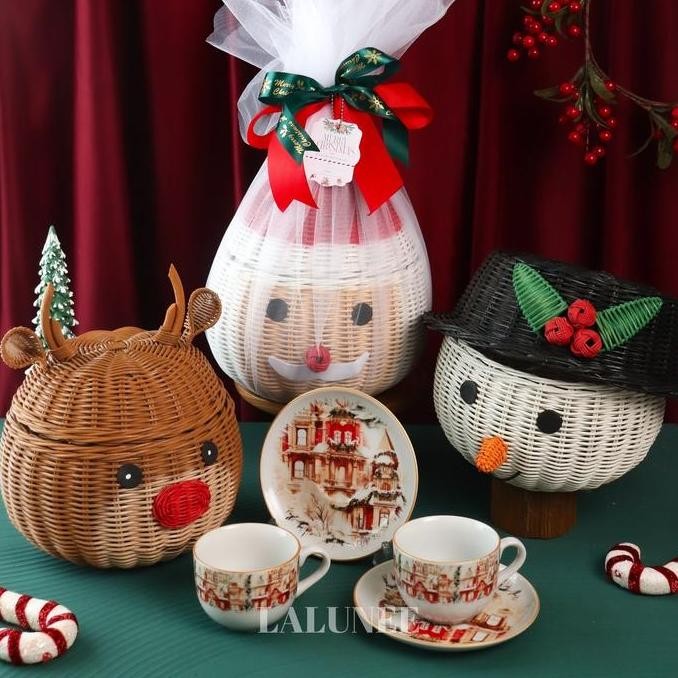 

Ready Parsel Keranjang Natal Cangkir Christmas Gift Set Hampers Eksklusif