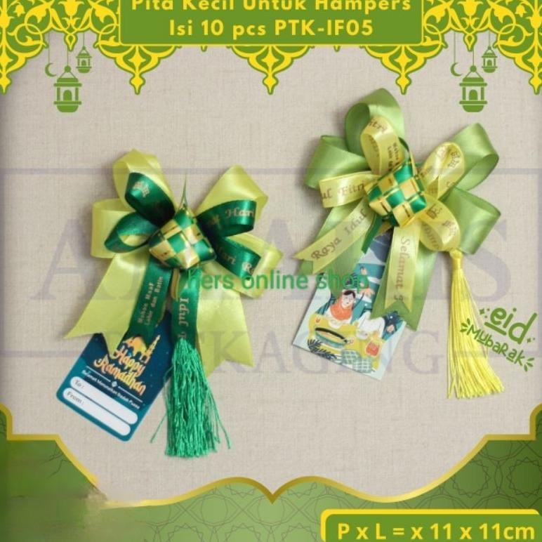 

Pita Kado Lebaran Siap Pakai Dengan Kartu Ucapan aSt