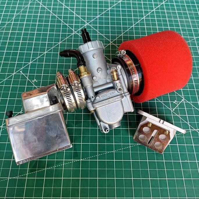 Intake Manipol Susun Vespa Komplit Karburator PWK PE - PE28 LTC / Filter