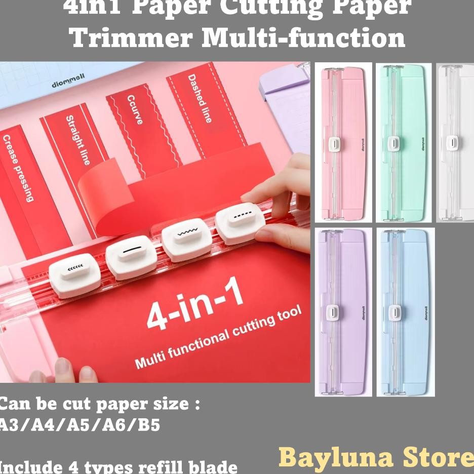 

Byl R Trimmer 4In1 R Cutting Multi Function Creasing Machine For A3A4A5A6B5