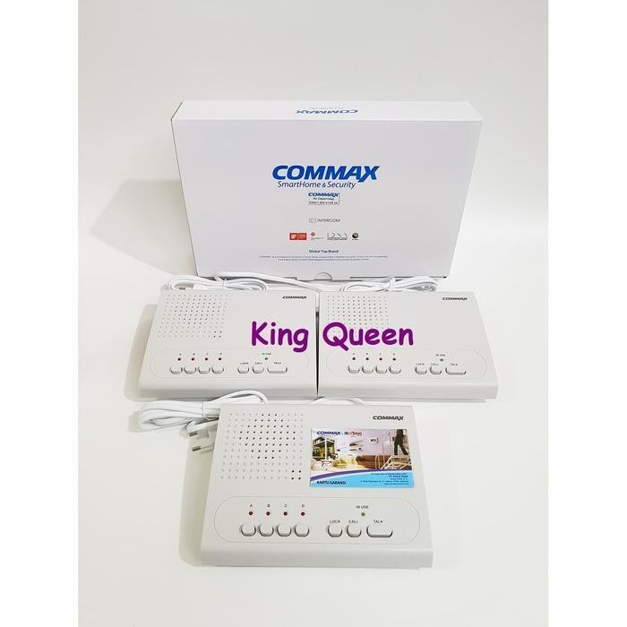 Commax Wi-4C / Intercom Commax Wireless Wi-4C Putih Isi 3Pcs Original Dan Terpercaya