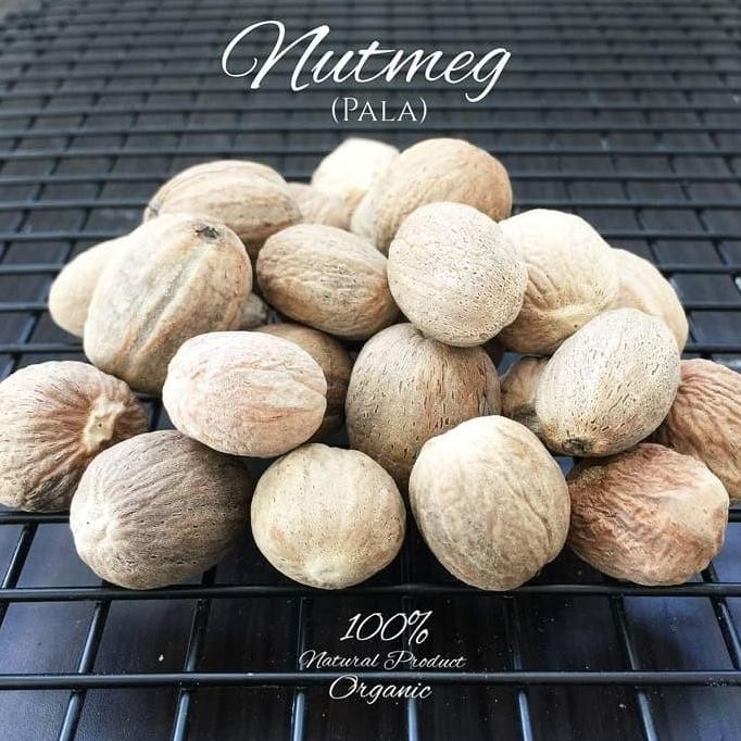 

(Allthebest) Biji Pala / Pala / Pala Bulat / Nutmeg / Biji Pala Bulat Ori - 100gr