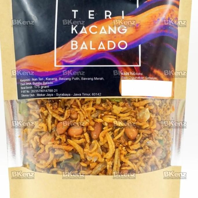 

(Allthebest) Teri Nasi Kacang Balado Teri Medan Goreng Crispy Krispi Siap Makan