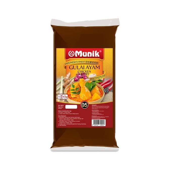 

Promo Bumbu Munik Gulai Ayam 1000G - Bumbu Siap Masak Instan Horeka