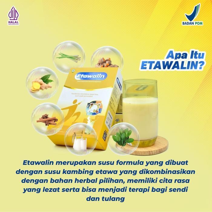 

Gl Susu Etawlain Kemasan Sachet - Kesehatan Nutrisi Tulang & Sendi Etawa Kambing