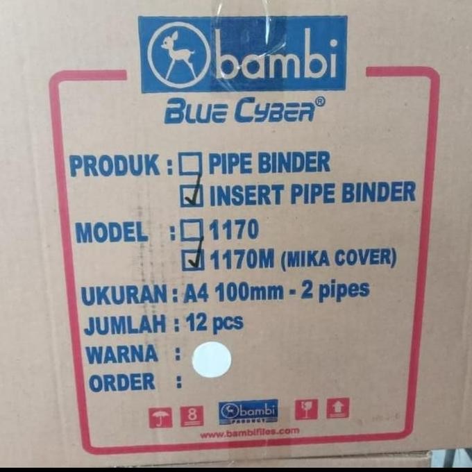 

Promo Ordner Bambi 1170 100Mm - Super Jumbo Arsip