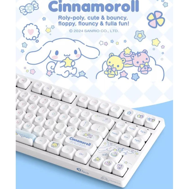 Akko 3087 Tkl 75% Cinnamoroll Star Full Built Mechanical Keyboard Co