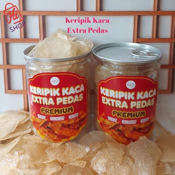 

CCF Can Keripik Kaca Extra Pedas Kripik Kaca Pedas Kualitas Premium