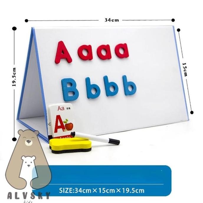 

Siap Kirim Papan Tulis Anak Whiteboard Magnetik Multifungsi Wipe Clean Edukasi Anak