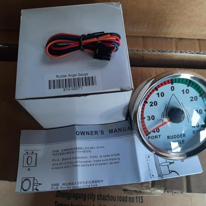 TERBARU - rudder angle indicator kapal | Rudder angle indicator,dia:85mm,working pressure:9V-32V