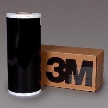 tersedia 3m scotchlite 680 black reflective sticker | stiker reflektif hitam 30 x 25 cm