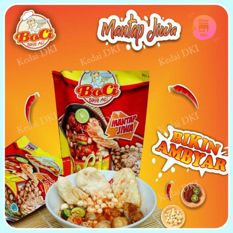 

[Promo Big Sale ] - Paket 6 Boci 1 Kg - Boci Baso Aci Mantap Jiwa Terbaru