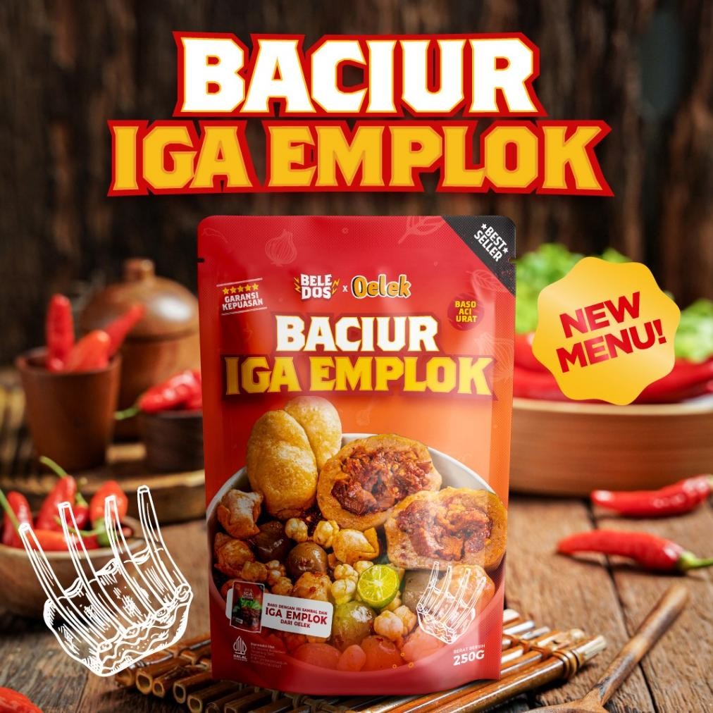 

Paket 4 Kenyang Baciur Beledos / Baciur Iga Emplok 250 Gram / Baciur Komplit / Baciur Kriwil / Baciur Bunting Beranak / Baciur Tetelan (Dapat 4 Pcs Baciur) Terbaru