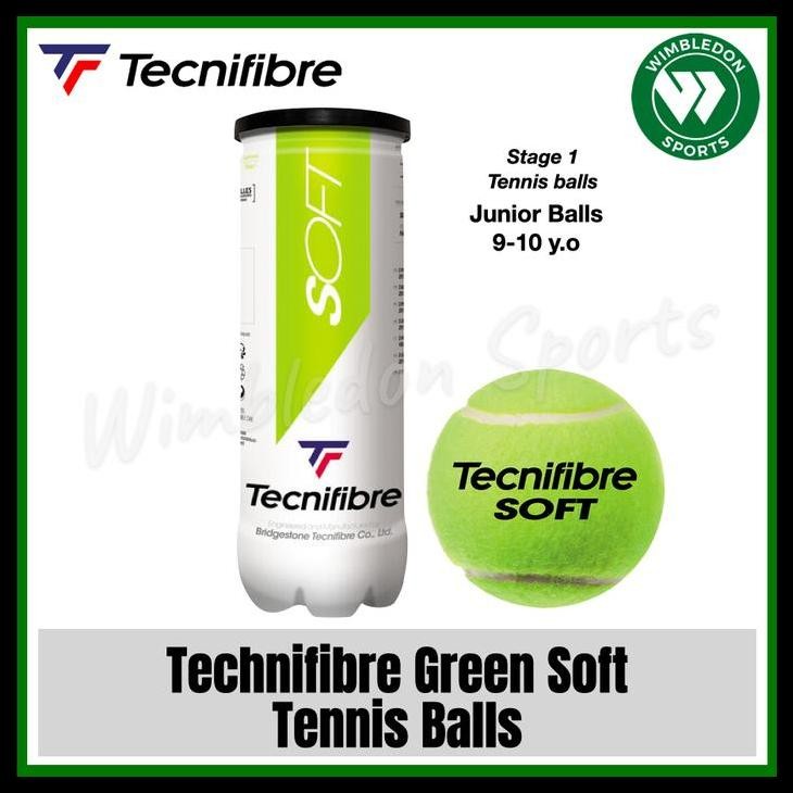 PRODUK TERBARU BOLA TENIS TECHNIFIBRE SOFT / BOLA TENIS JUNIOR TECHNIFIBRE GREEN