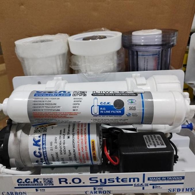 Bst Ready Mesin Reverse Osmosis Cck/Mesin Air Minum Merk Cck Taiwan Best Seller
