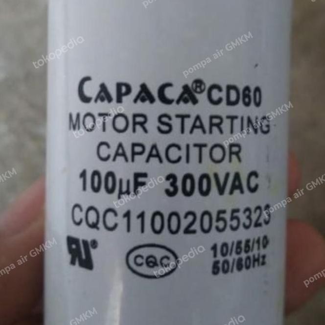 Kapasitor Pompa Cnp Original 100Mf / Kapasitor Starting 100 Mf Cnp