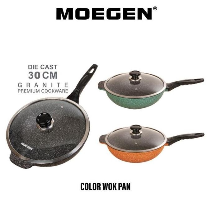 Moegen Wok 30 cm Marble Granite Serier