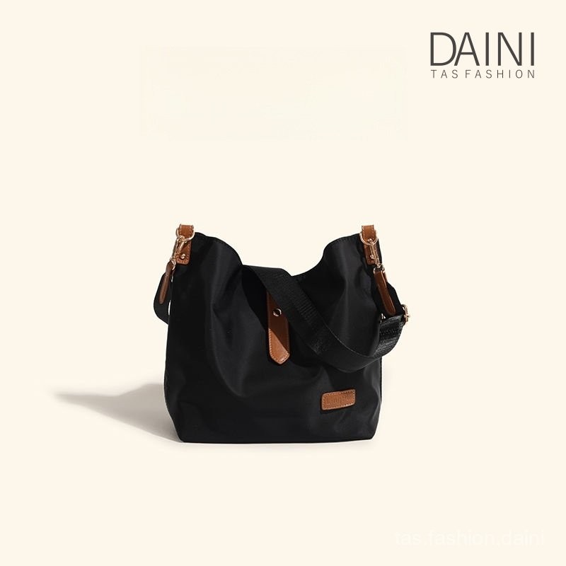 Tas bahu kain Oxford ringan baru untuk wanita Tas Selempang Kanvas Mewah