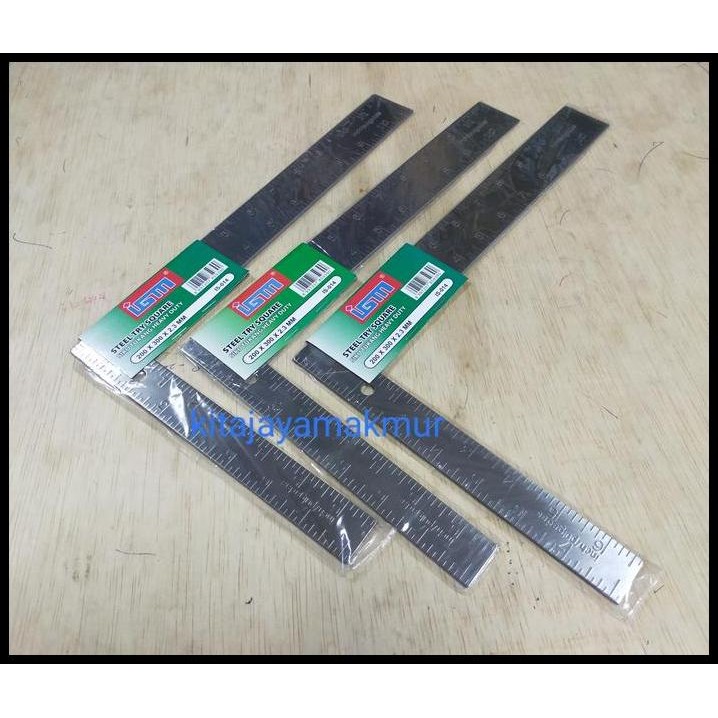 

IGM Penggaris L Siku Meter 200 x 300 x 2.3 mm Heavy Duty Tebal Sekon Alat Pengukur Dimensi Siku Meter Hand Tools Perlengkapan Bangunan