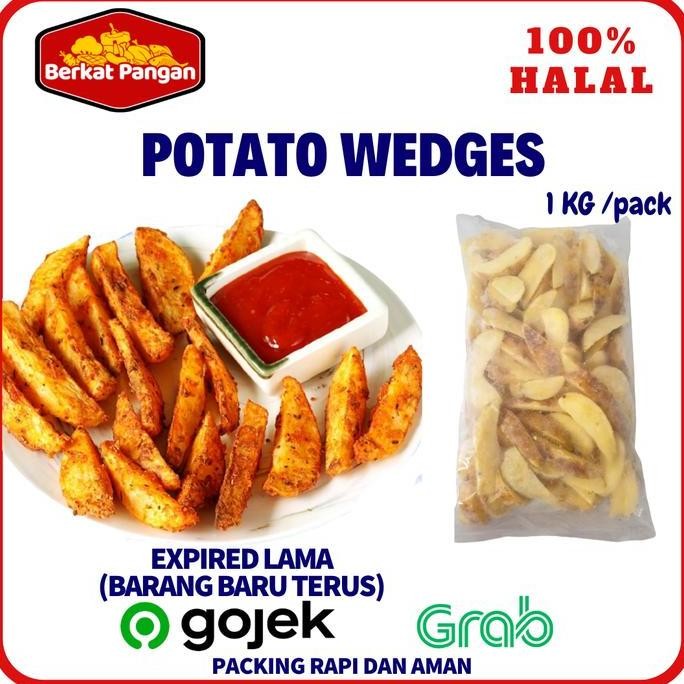 

Kentang Goreng Potato Wedges 1 Kg Pasti Ori