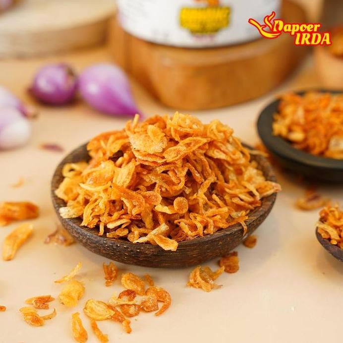 

Dapoer Irda Bawang Goreng Premium / Asli Tanpa Tepung 350Grm / 200Grm Pasti Ori
