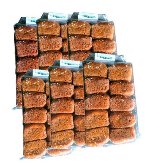 

Paket 6 Pack Kue Bolu Gambang Wijen HD Isi 10 - Jajanan Tradisional Stok Terbatas