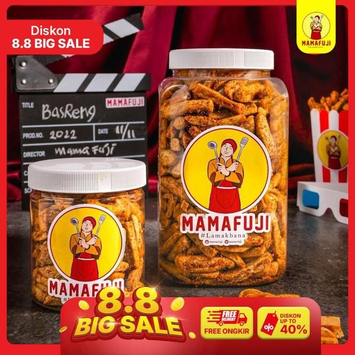 

Mama Fuji - Basreng Pedas Daun Jeruk Asin 750 Gram Pasti Promo