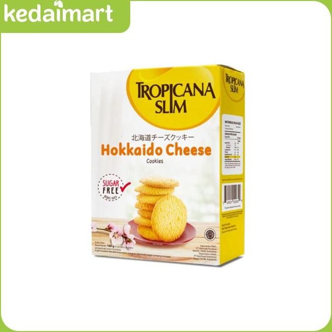 

Tropicana Slim Hokkaido Cheese Cookies 100gr - Kue Keju Rendah Gula Stok Terbatas