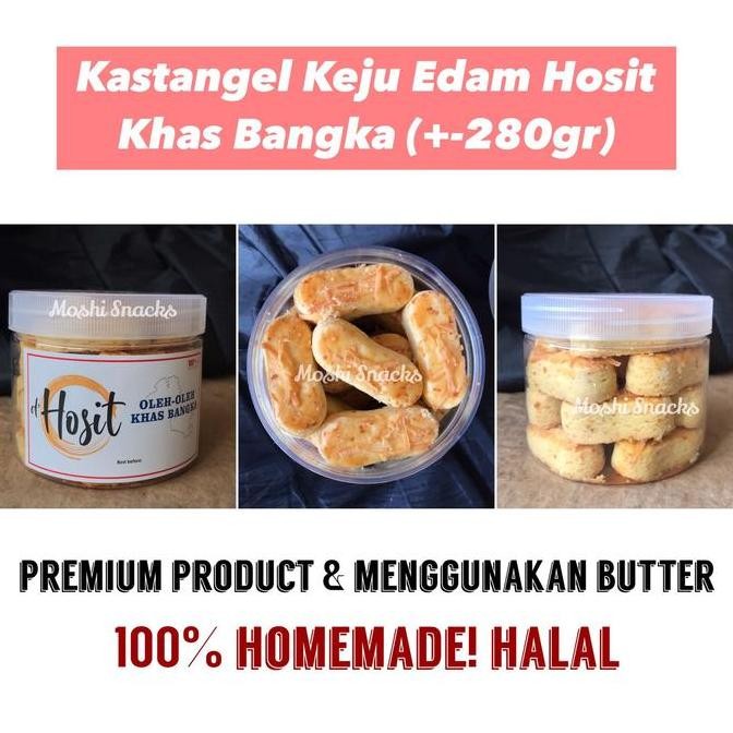 

Kue Kastengel Keju Edam Premium Hosit Khas Bangka Cheese Stick Stok Terbatas