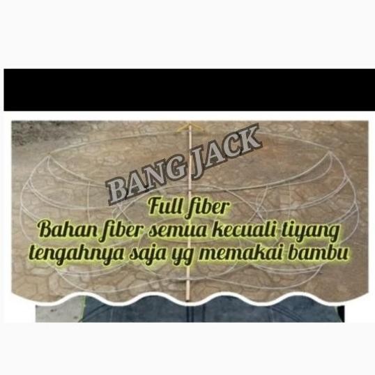 (Allthebest) layangan ram raman 2 meter  sayap fiber full set sendaren