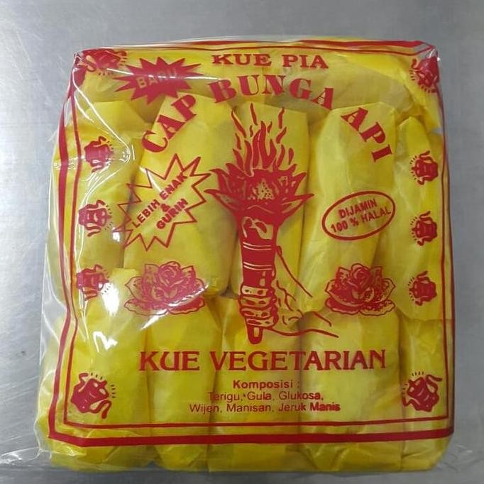 

Kue Hio Pia Vegetarian Khas Bagan 12pcs Cap Bunga Api - Pia Isi Manis Tradisional Stok Terbatas