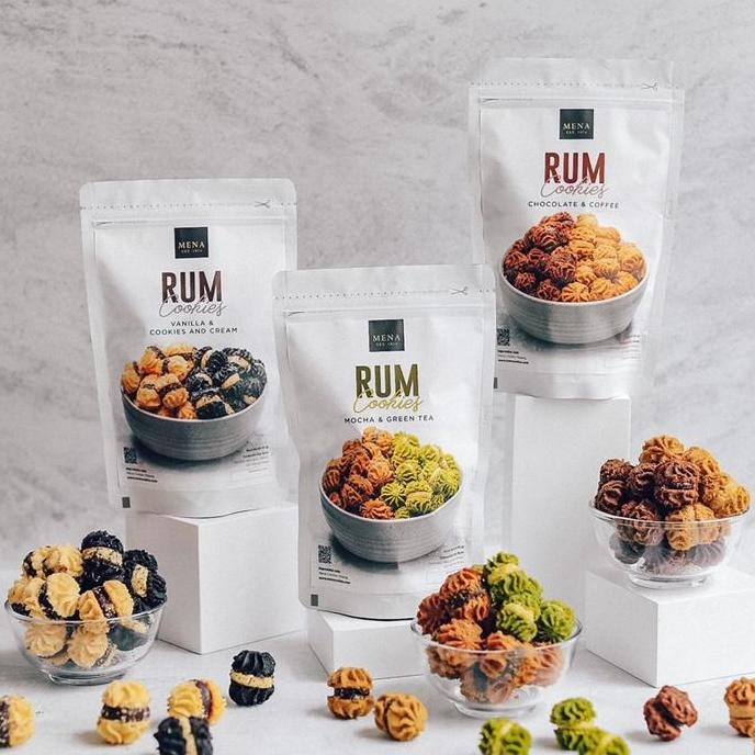 

Mena Cookies Mix Rum Pouch 100gr - Kue Kering Isi 2 Varian Rasa Stok Terbatas