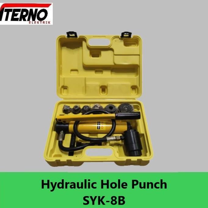 

Promo Hydraulic Hole Punch SYK-8B Pelubang Hidrolik Iterno COD