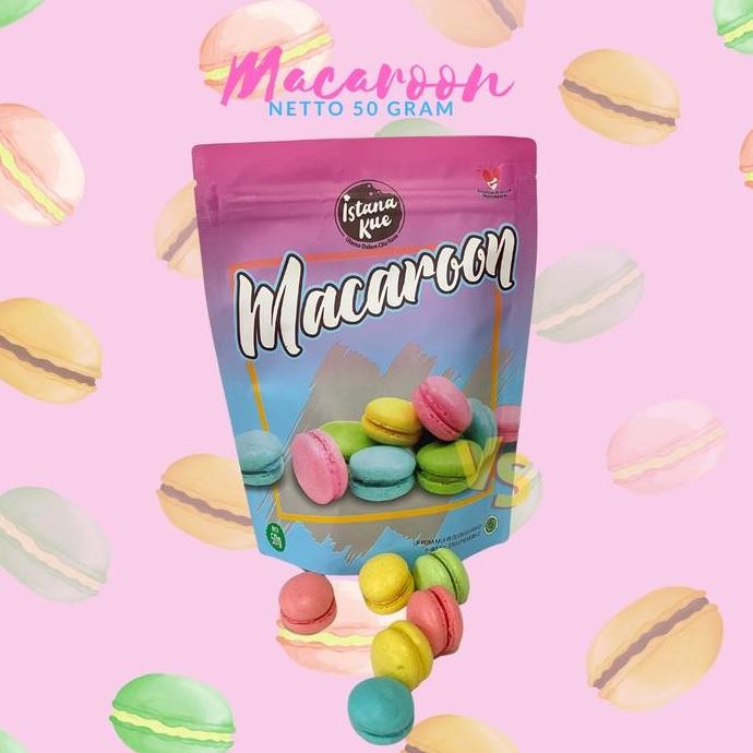 

Macaroon Mini Warna Warni Istana Kue - Kukis Cantik Stok Terbatas