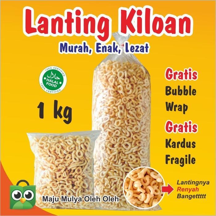 

CCF LANTING KEBUMEN BUMBU 1 KG MURAH RASA BAWANG PEDAS MANIS KILOAN SNACK